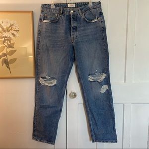 Zara distressed jeans